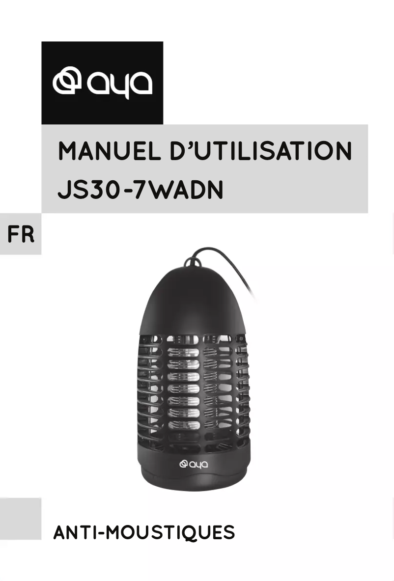 Image de la première page du manuel de l'appareil JS30-7WADN