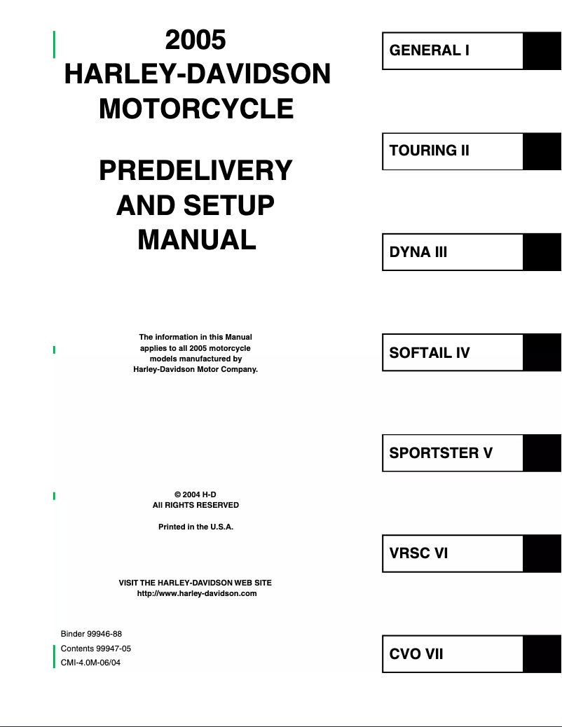 Image de la première page du manuel de l'appareil Dyna (2005)