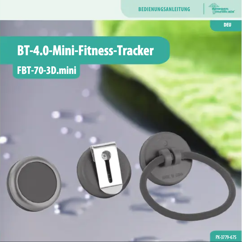 Page n°1 - Manuel utilisateur Newgen Medicals FBT-70-3D.mini