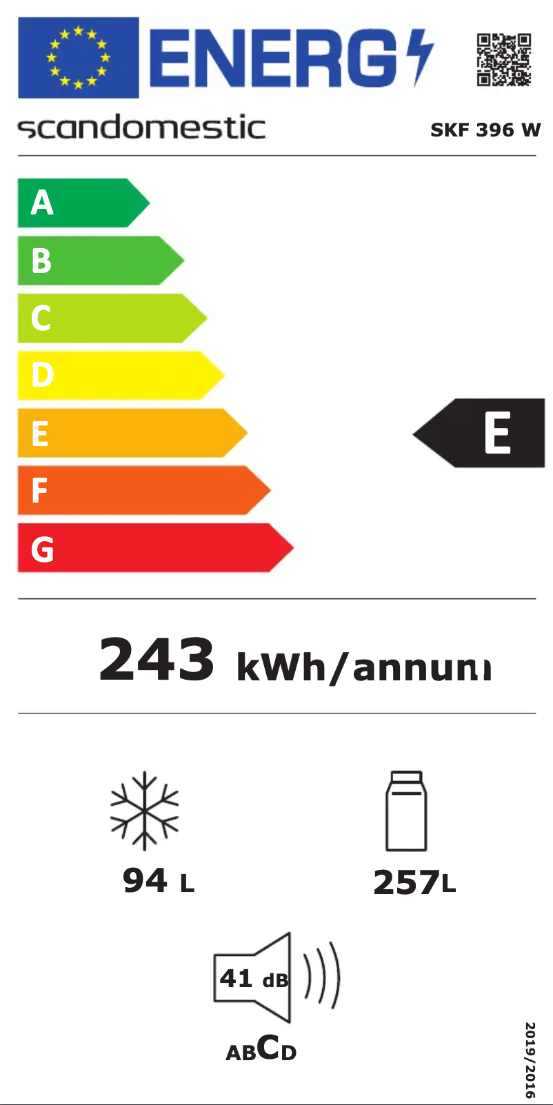 Image de la première page du manuel de l'appareil SKF 396 W