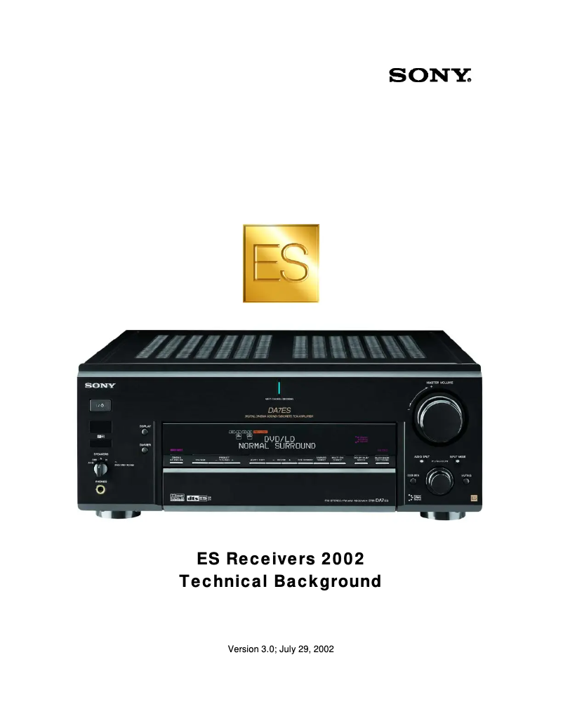 Page 1 de la notice Guide d'installation Sony STR-DA2ES