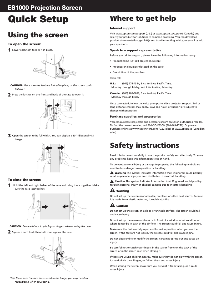 Imagen de la primera página del manual del dispositivo ES1000