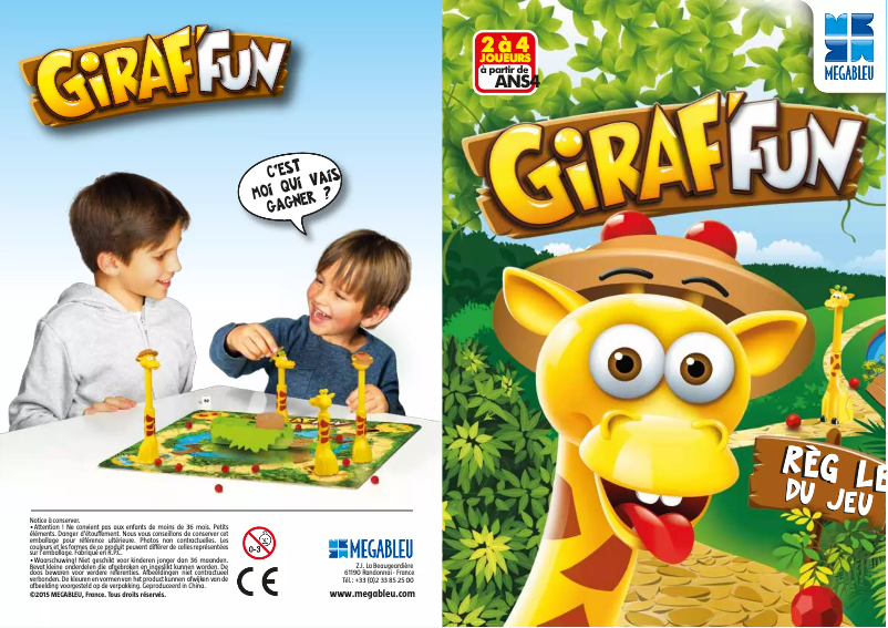 Image de la première page du manuel de l'appareil Giraf'Fun