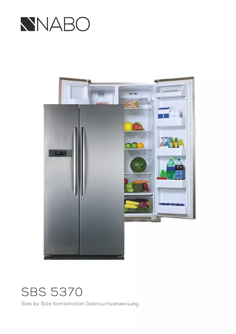 Page n°1 - Manuel utilisateur Nabo SBS 5370
