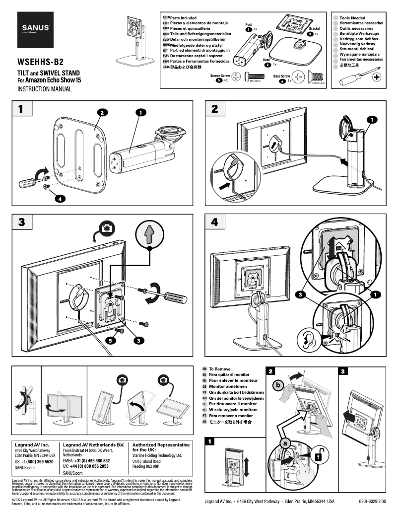 Image de la première page du manuel de l'appareil WSEHHS