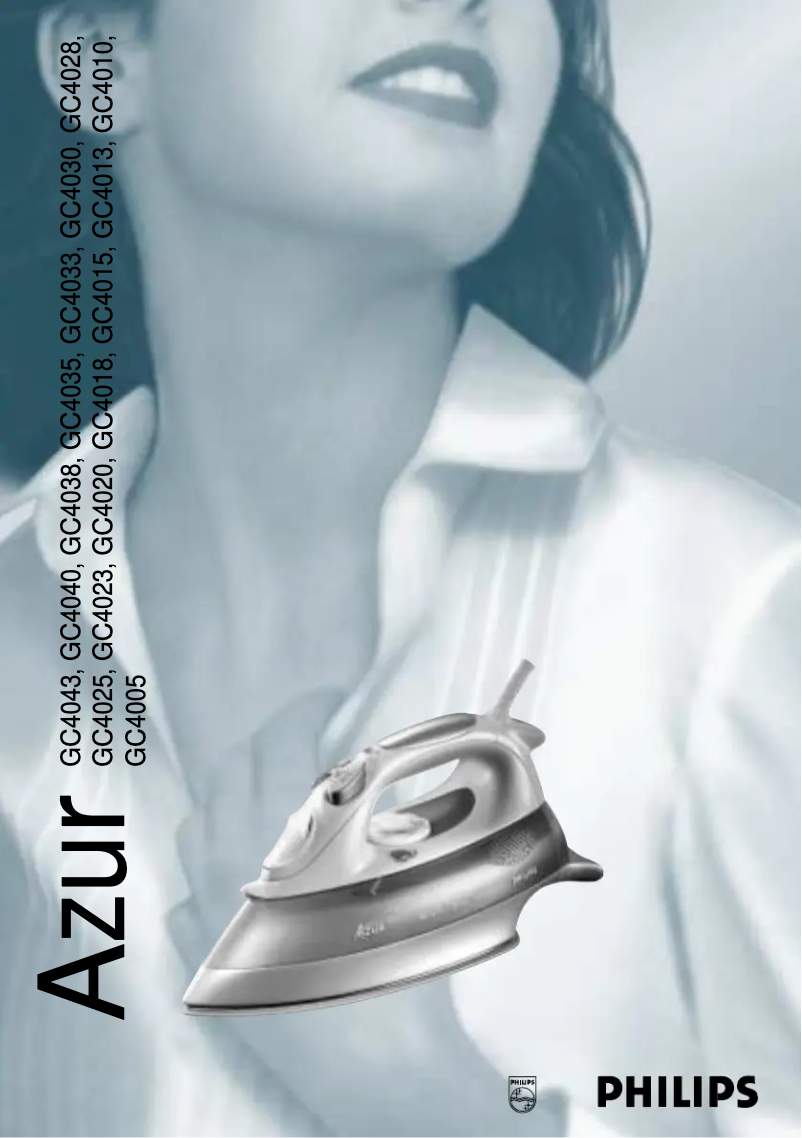 Page 1 of the manual User Manual Philips Azur GC4043