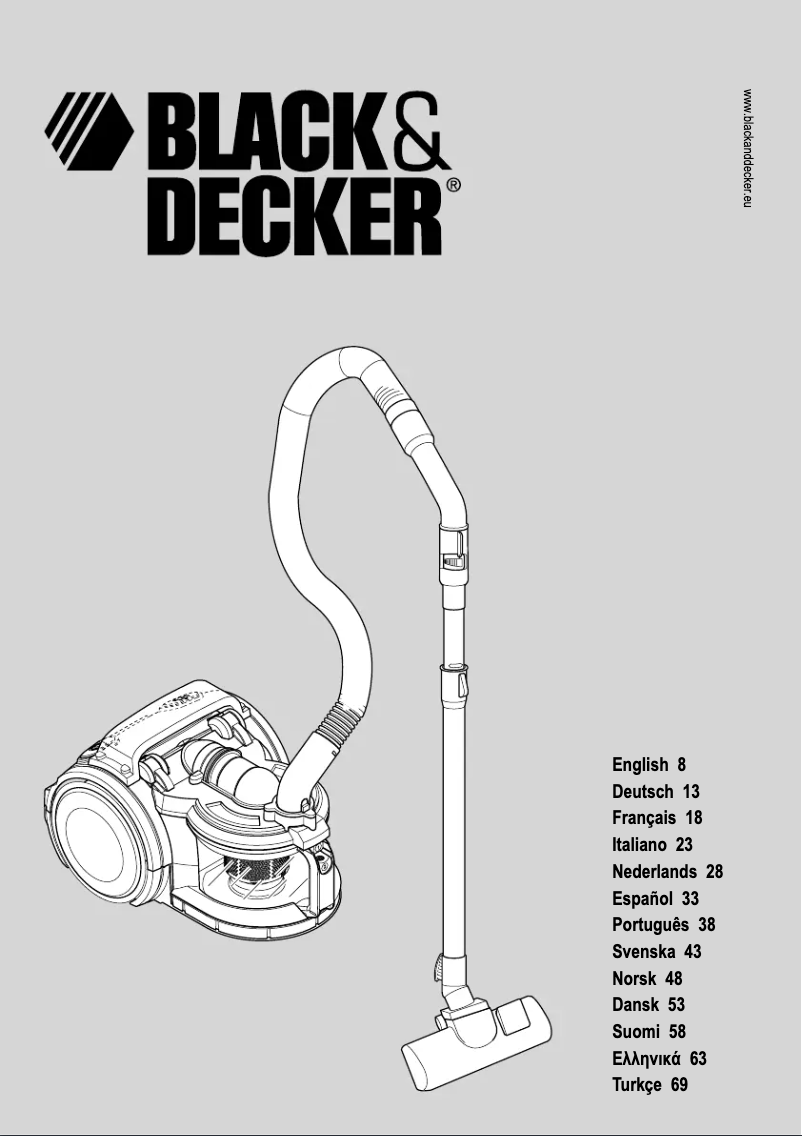 Page n°1 - Manuel utilisateur Black & Decker VO1800A