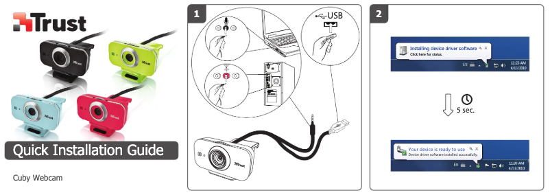 Página 1 del manual Manual de usuario Trust Cuby