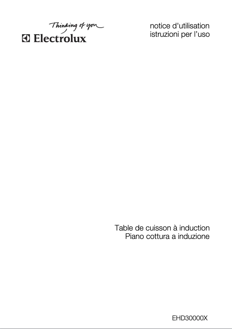 Image de la première page du manuel de l'appareil EHD30000X