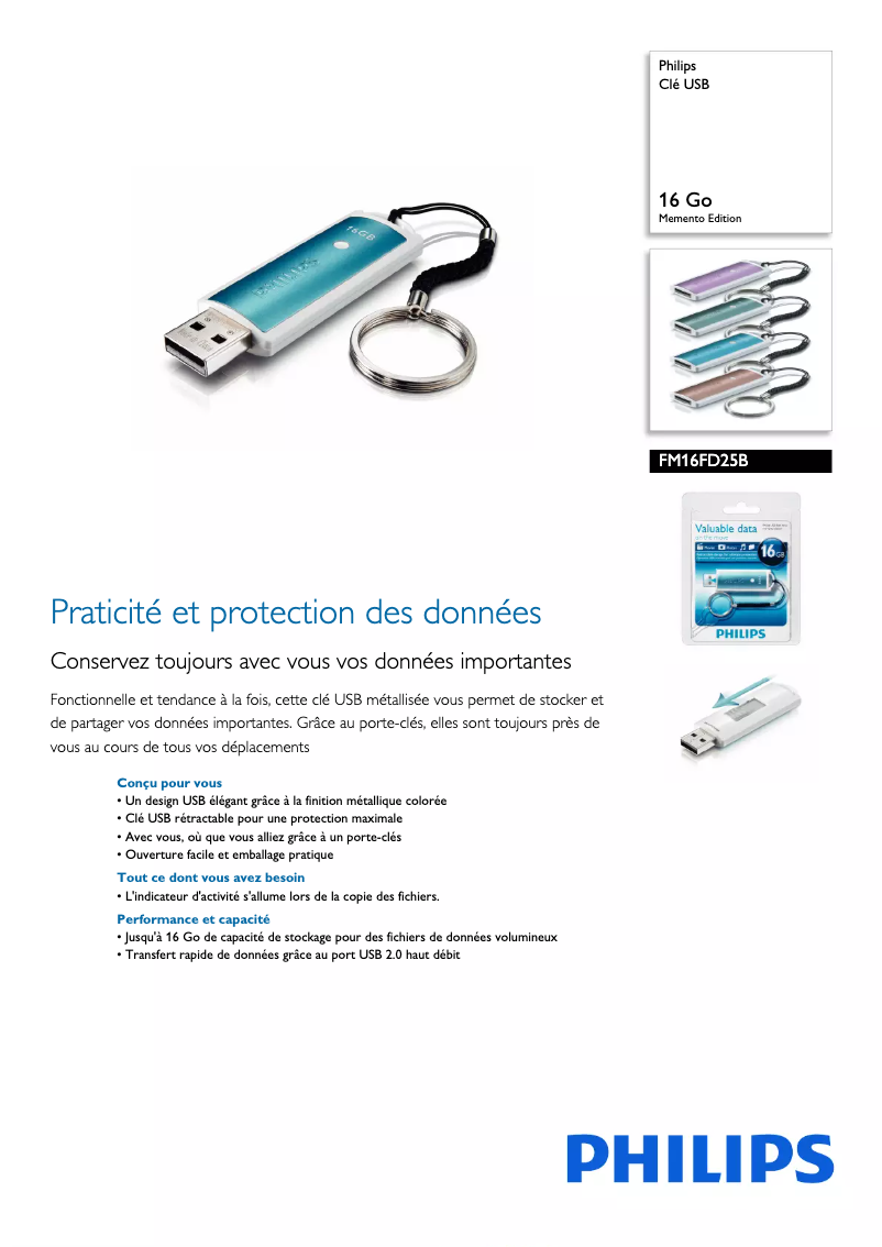 Image de la première page du manuel de l'appareil FM16FD25B