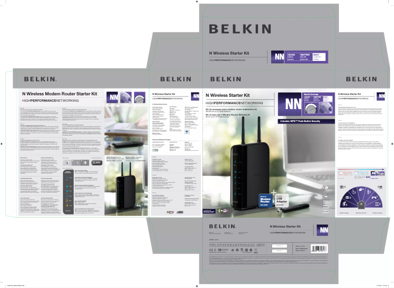 Página 1 del manual Manual de usuario Belkin F5Z0103nt