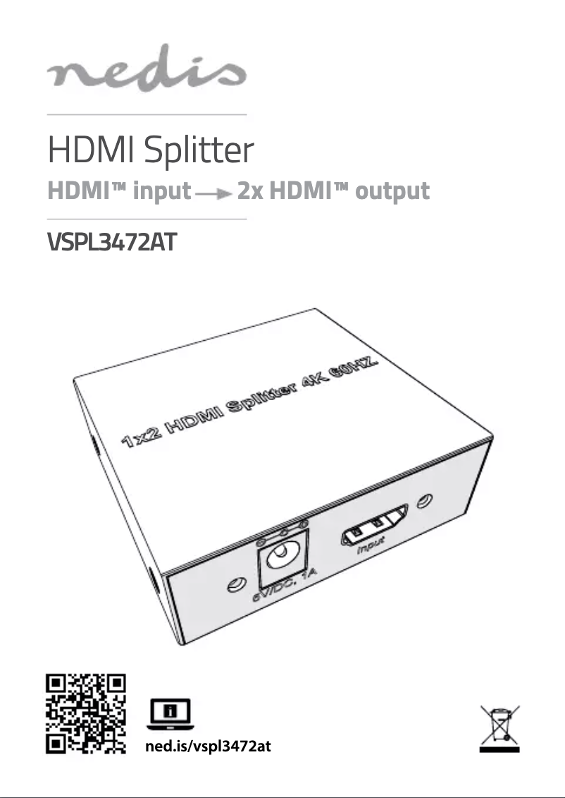 Image de la première page du manuel de l'appareil VSPL3472AT