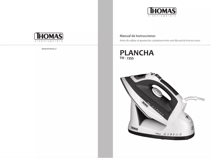 Page n°1 - Manuel utilisateur Thomas TH-7355