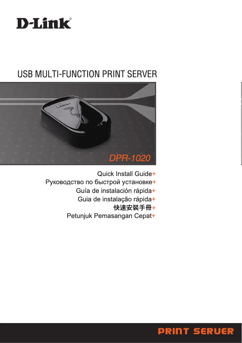 Página 1 del manual Manual de usuario D-Link DPR-1020