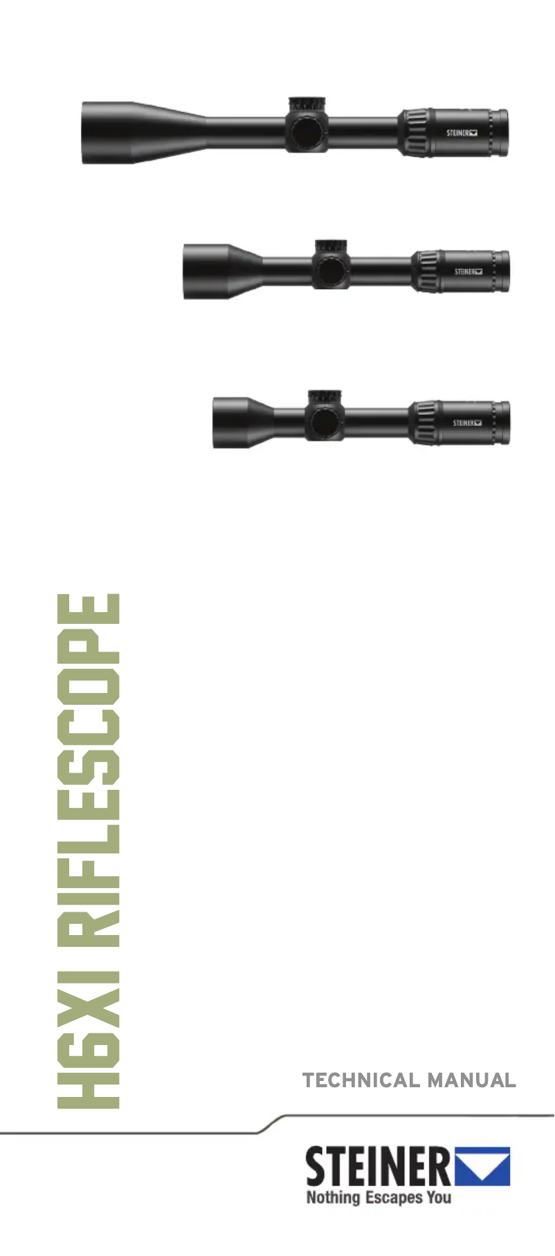 Page n°1 - Manuel utilisateur Steiner H6Xi 2-12x42mm