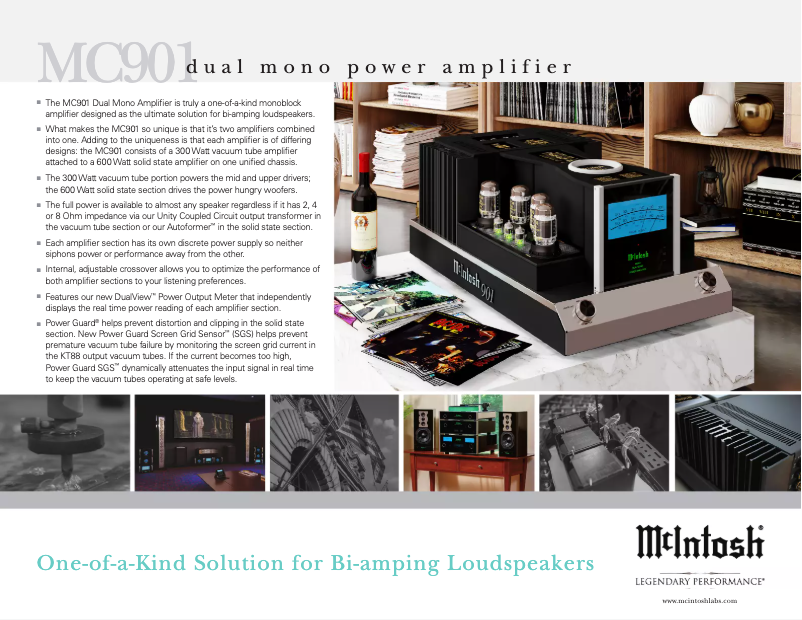 Page n°1 - Brochure McIntosh MC901