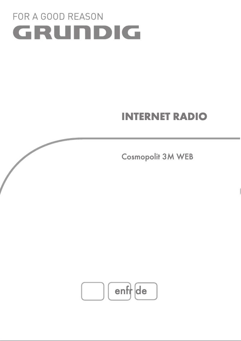 Image de la première page du manuel de l'appareil Cosmopolit 3M WEB