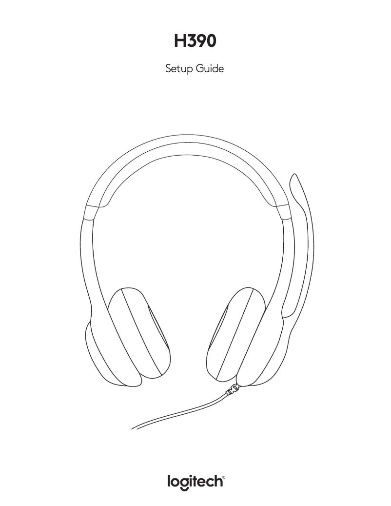 Página 1 del manual Manual de usuario Logitech ClearChat H390