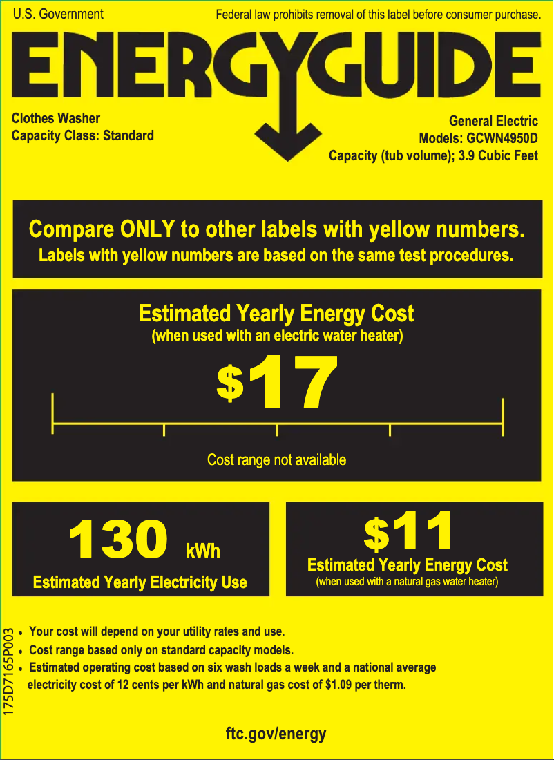 Image de la première page du manuel de l'appareil GCWN4950DWS