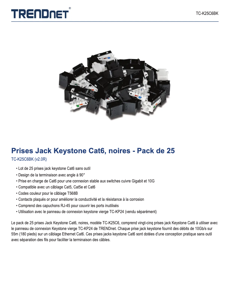 Image de la première page du manuel de l'appareil TC-K25C6