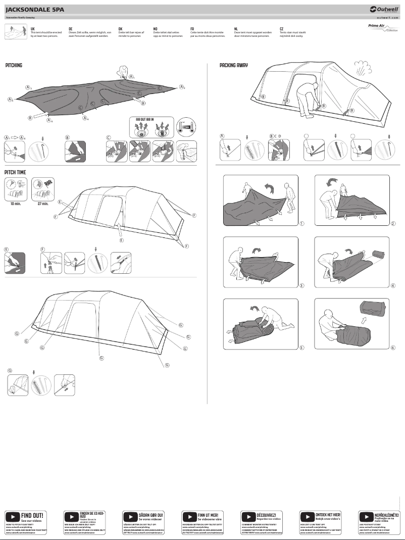 Image de la première page du manuel de l'appareil Jacksondale 5PA