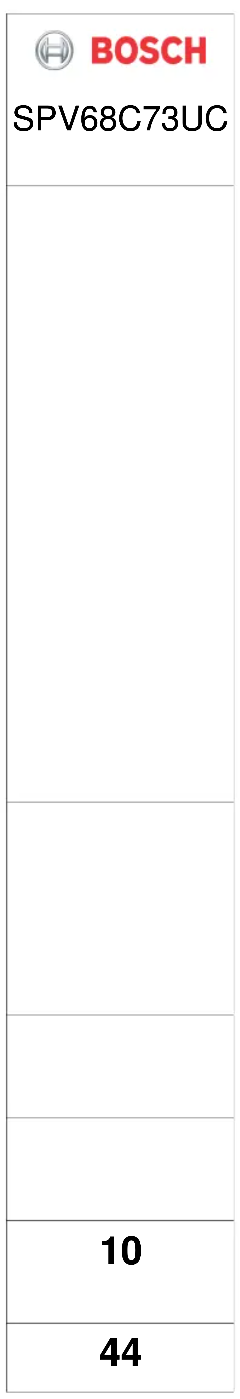 Image de la première page du manuel de l'appareil SPV68C73UC