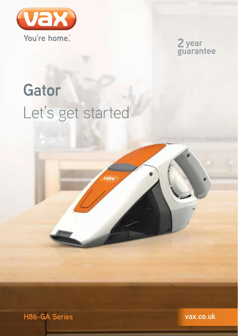 Image de la première page du manuel de l'appareil Gator H90-GA-B