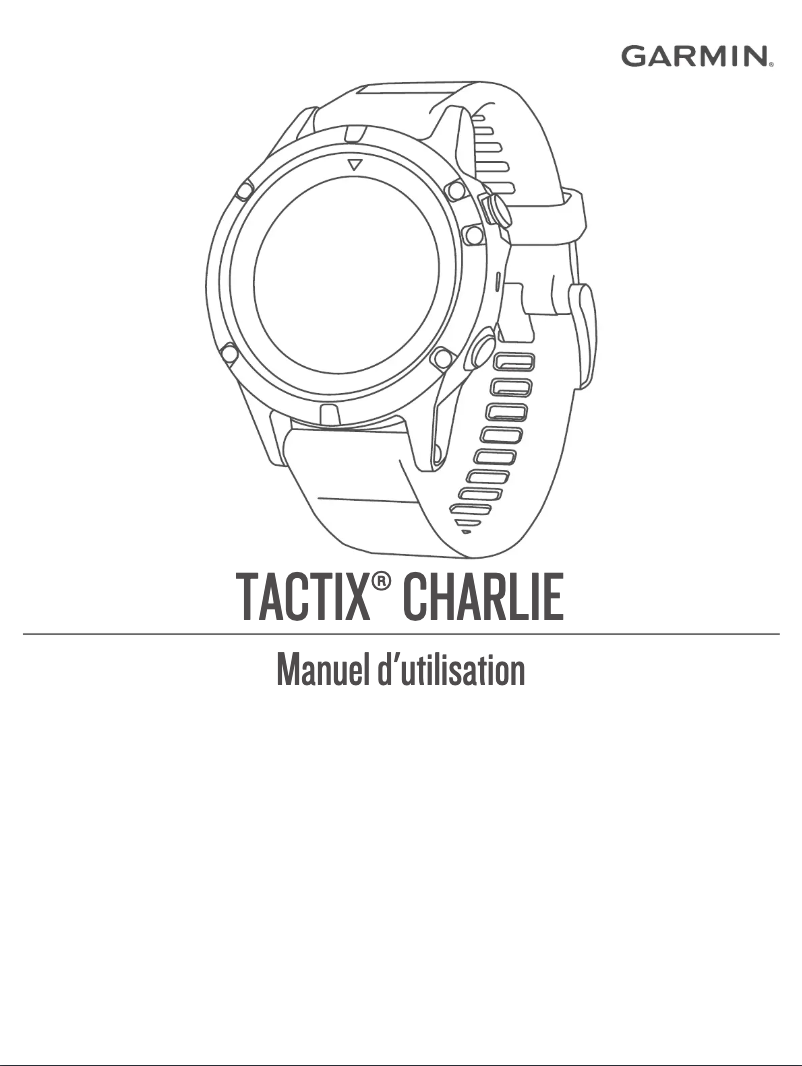 Page 1 de la notice Manuel utilisateur Garmin Tactix Charlie