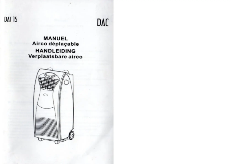 Image de la première page du manuel de l'appareil DAC DAI 15