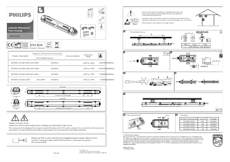 Página 1 del manual Manual de usuario Philips WT050C