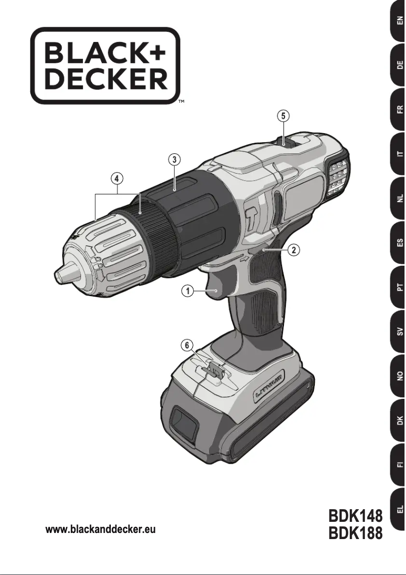 Image de la première page du manuel de l'appareil BDK148