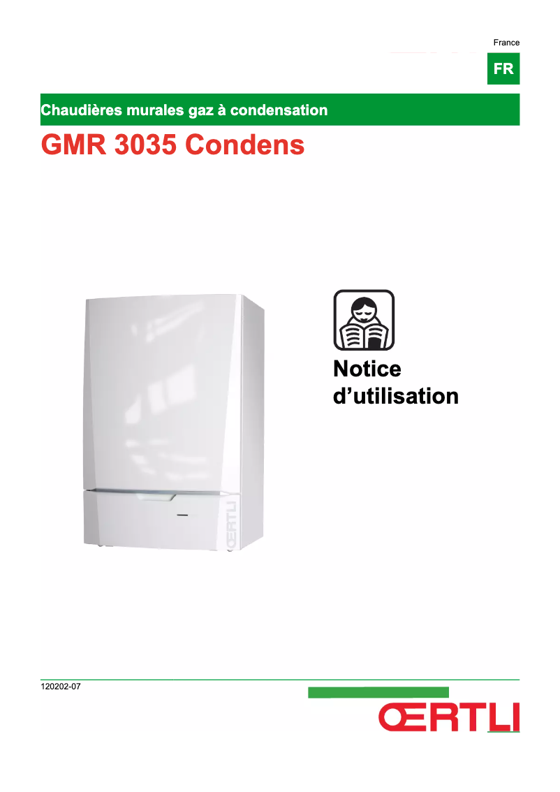 Página 1 del manual Manual de usuario Oertli GMR 3035 Condens