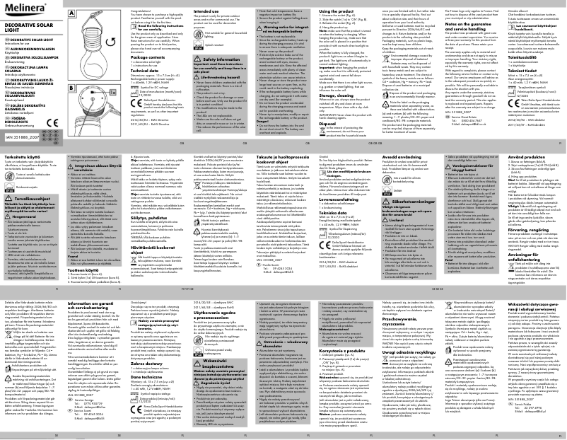 Image de la première page du manuel de l'appareil IAN 351888