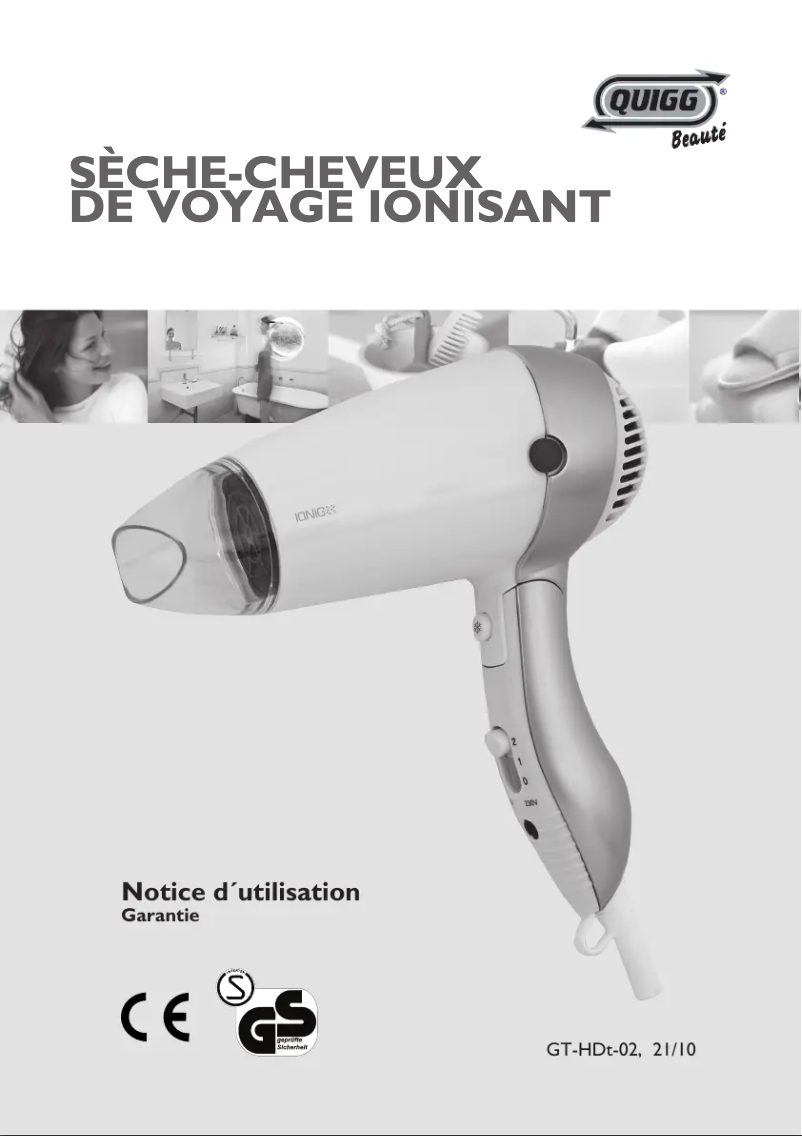 Image de la première page du manuel de l'appareil GT-HDt-02