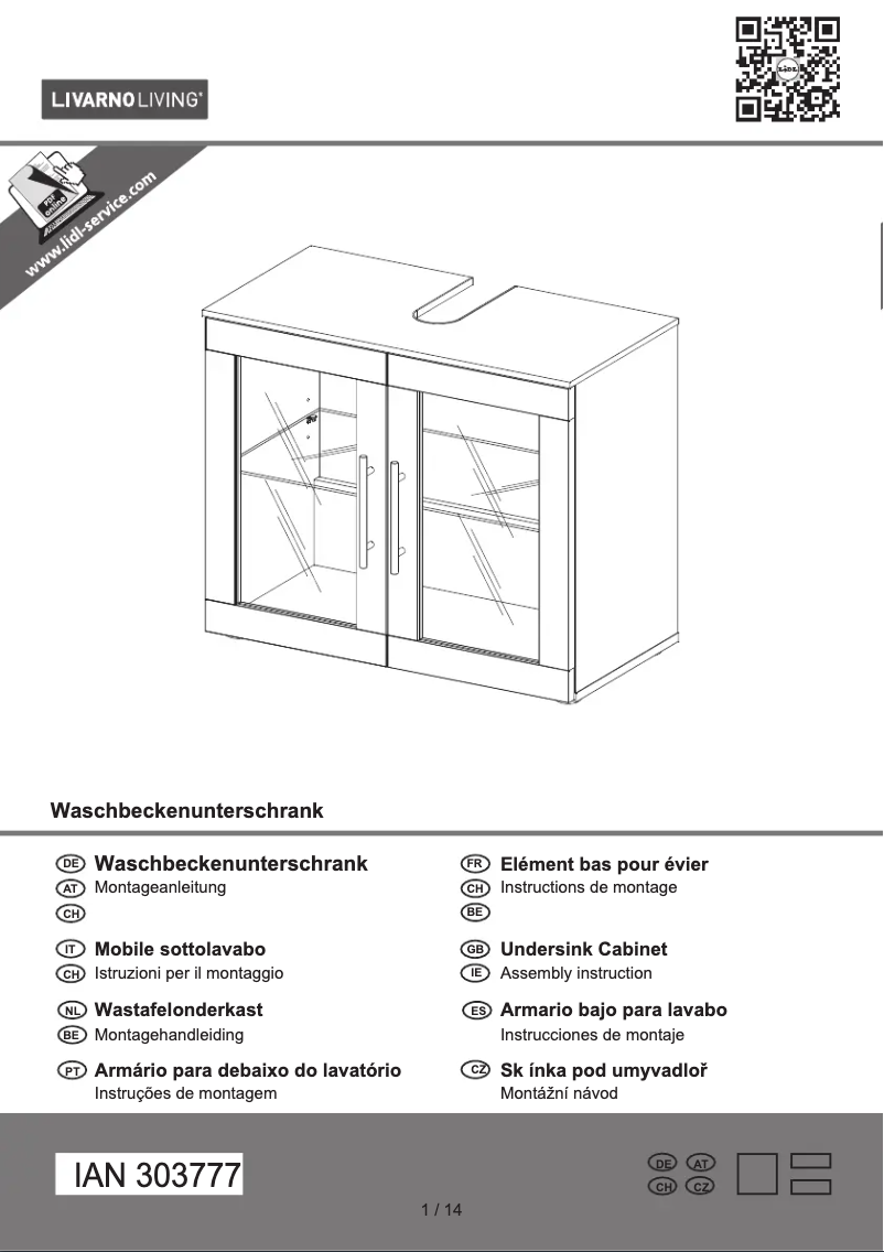 Image de la première page du manuel de l'appareil IAN 303777