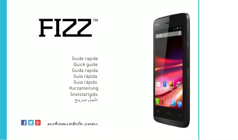 Page n°1 - Manuel utilisateur Wiko Fizz