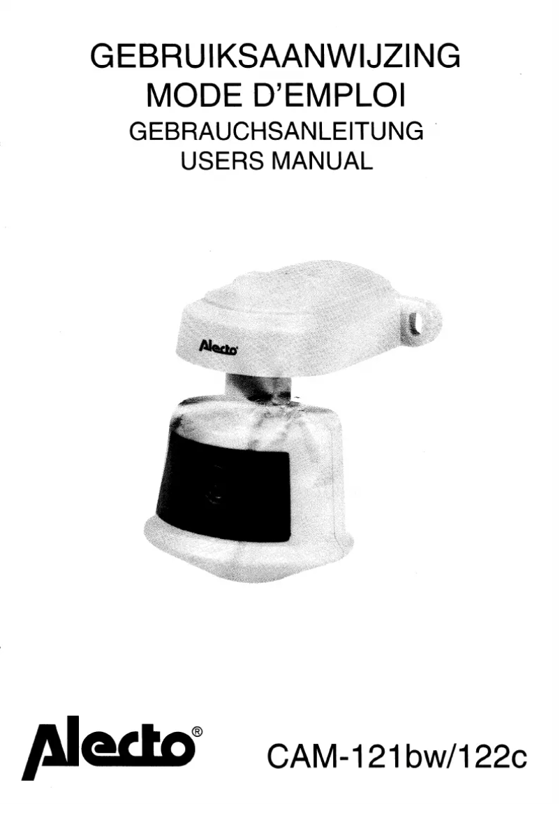 Image de la première page du manuel de l'appareil CAM-121