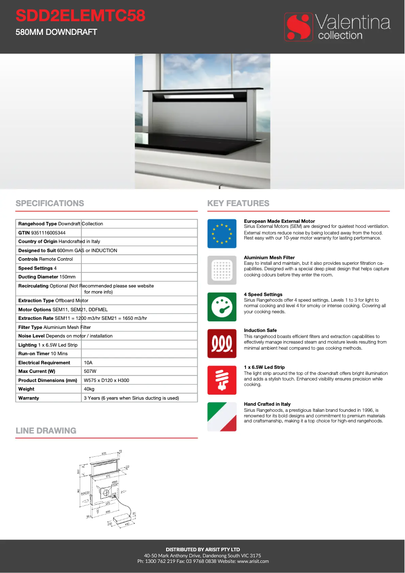 Image de la première page du manuel de l'appareil SDD2ELEMTC58