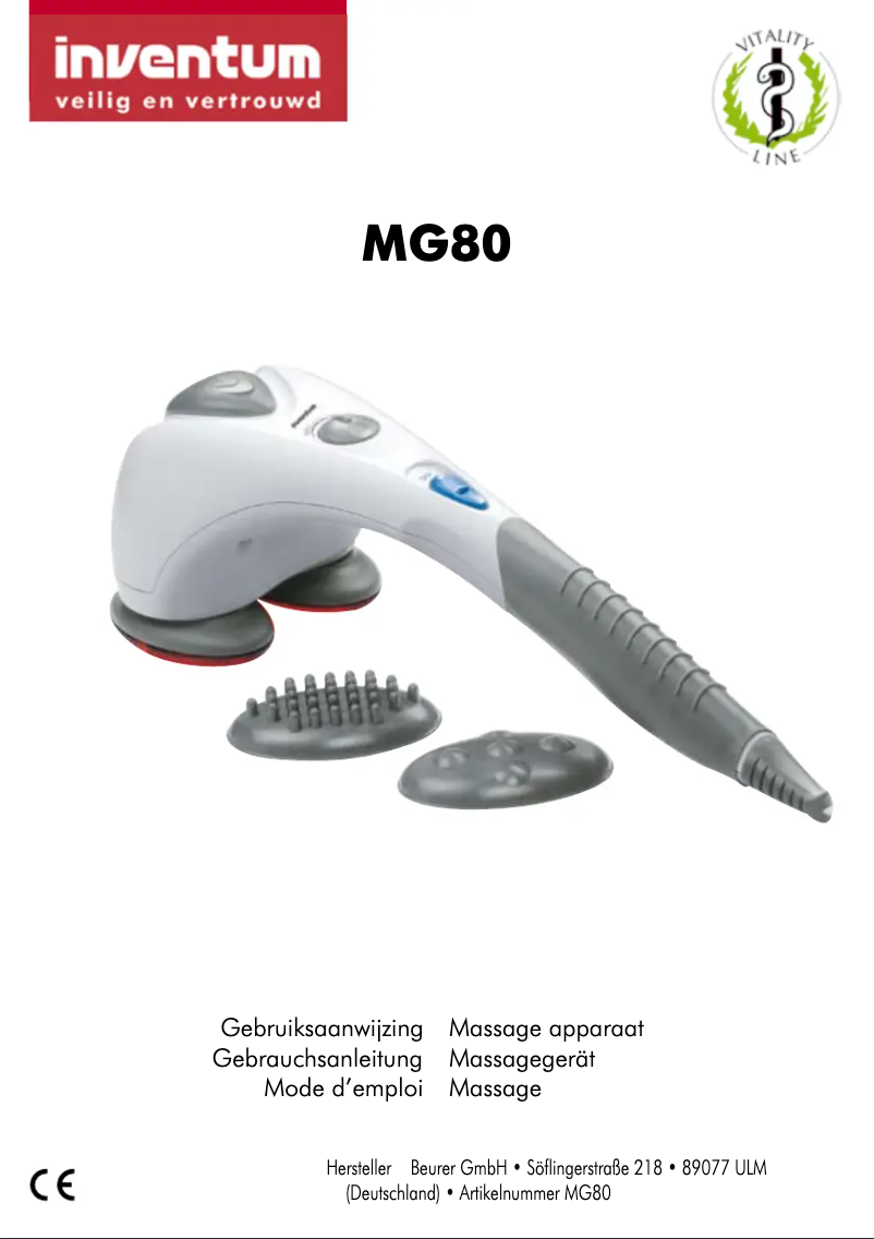 Page n°1 - Manuel utilisateur Inventum MG80