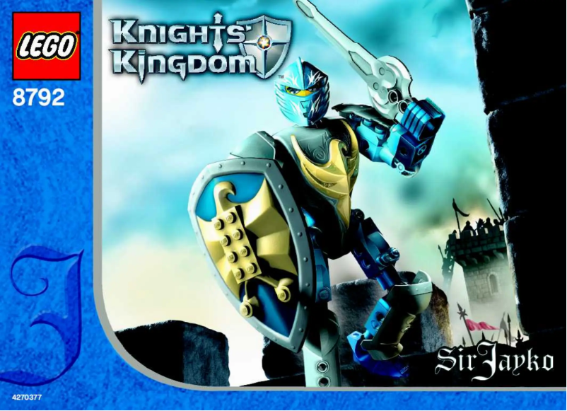 Page 1 of the manual User Manual Lego Sir Jayko