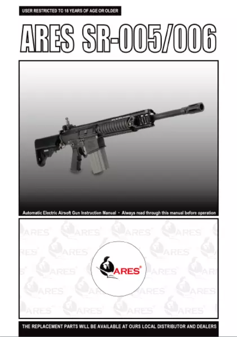 Page n°1 - Manuel utilisateur Ares SR-006
