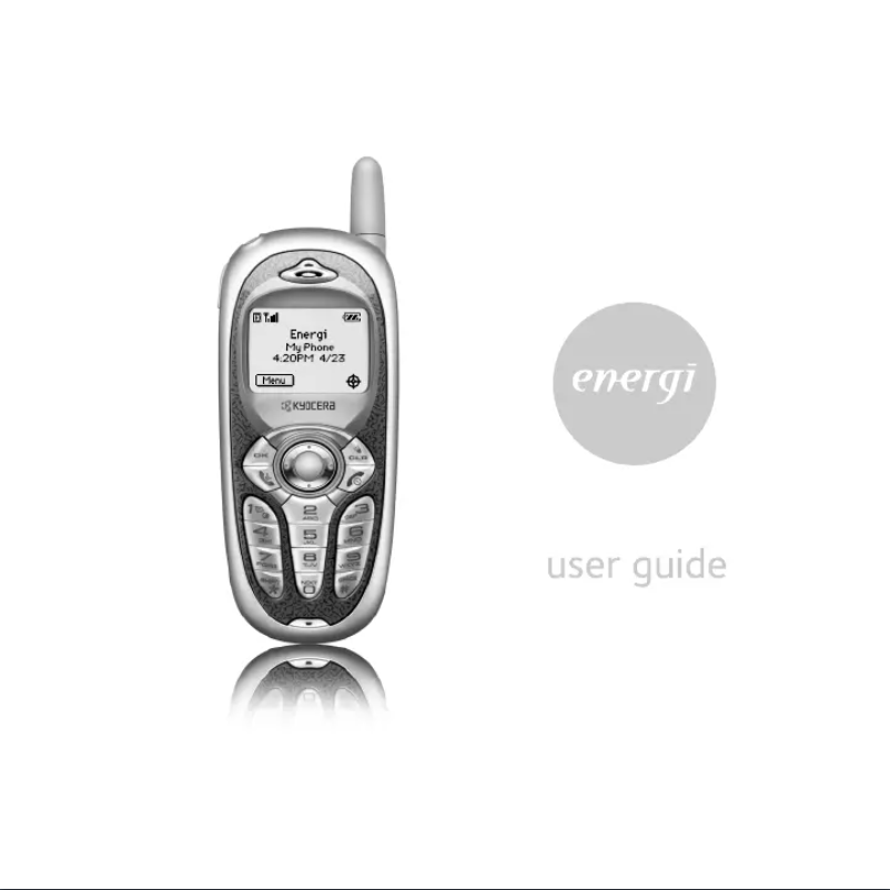 Image de la première page du manuel de l'appareil Energi