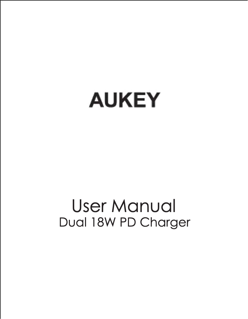 First page image of the manual for PB-Y1