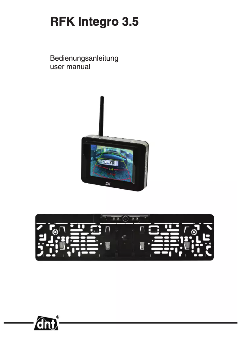 Page 1 de la notice Manuel utilisateur dnt RFK Integro 3.5