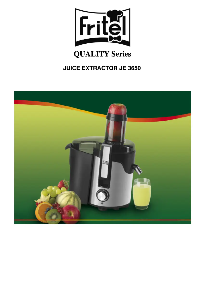 Page 1 de la notice Manuel utilisateur Fritel JE 3650