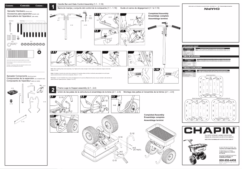 Page n°1 - Manuel utilisateur Chapin 82500