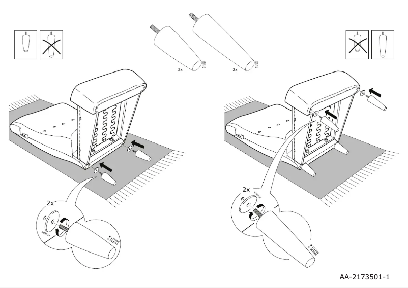 Page 1 de la notice Manuel utilisateur Ikea STRANDMON 404.638.71