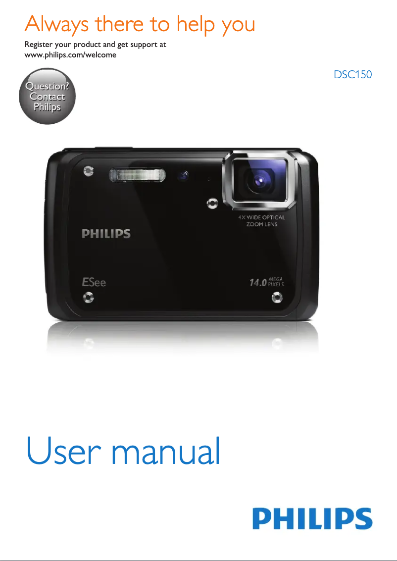 Page n°1 - Manuel utilisateur Philips DSC150