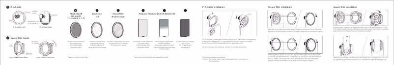 Image de la première page du manuel de l'appareil NISI-IPA-FILMKIT