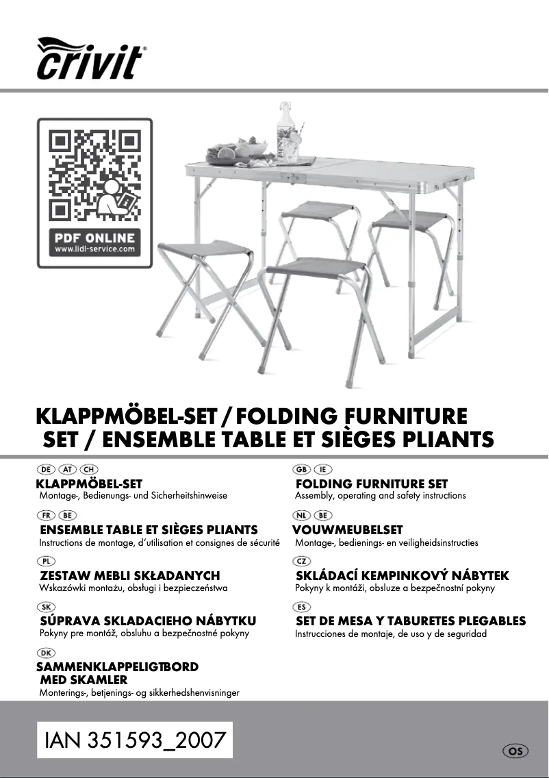 Image de la première page du manuel de l'appareil IAN 296945